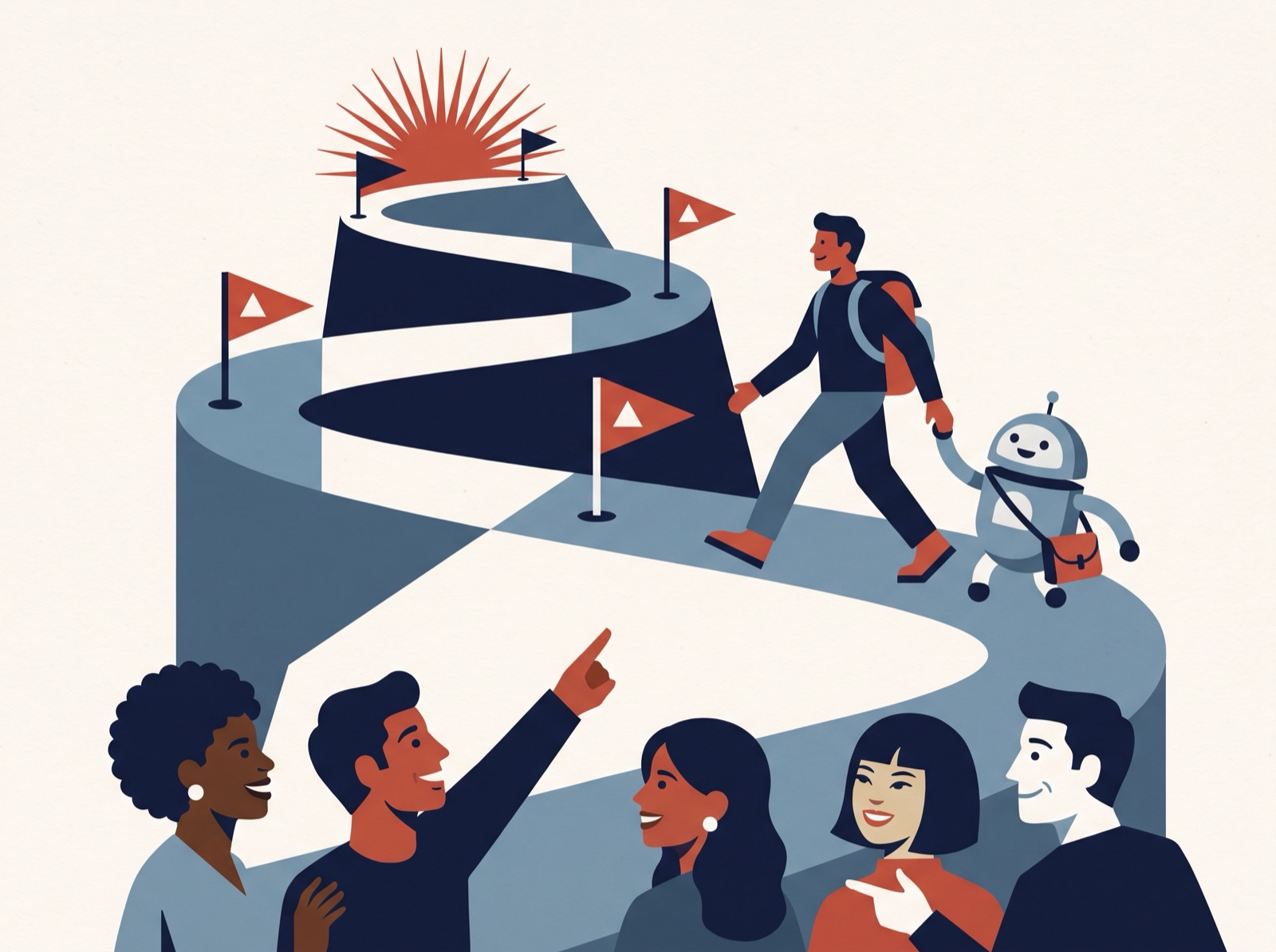 A worker building a practical AI career plan